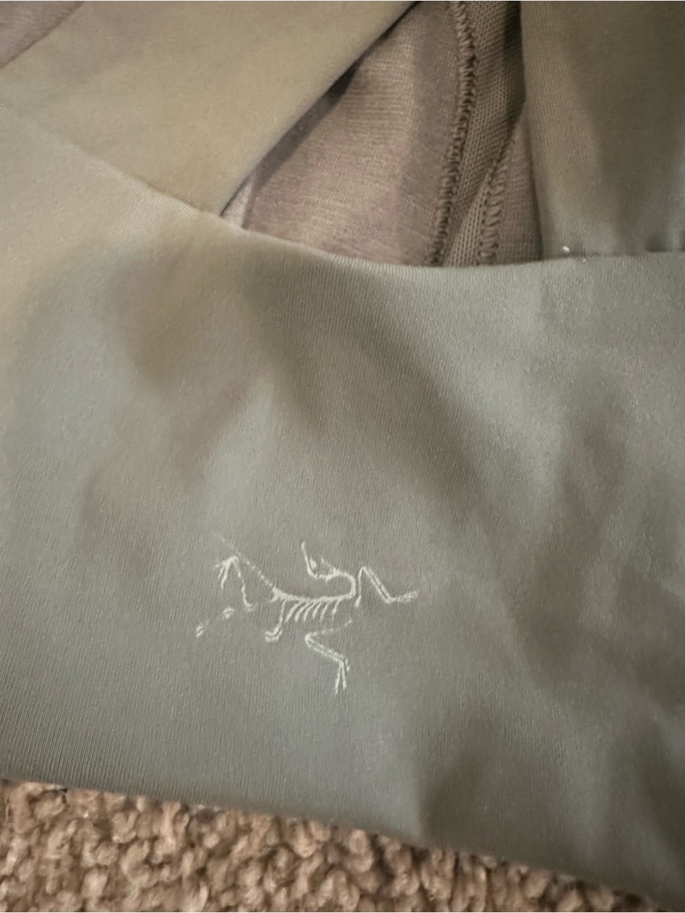 Arc'teryx Olive Green High Neck Racerback Sports Bra - Picture 3 of 3